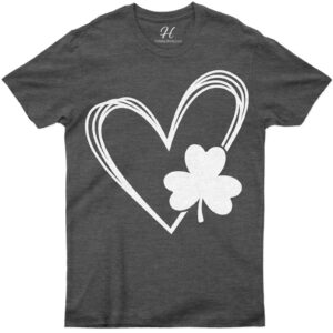 Heartful Clover Tee St. Patrick's Day T Shirt