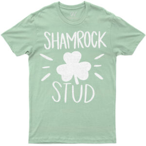 Shamrock Stud T- St. Patrick's Day T Shirt