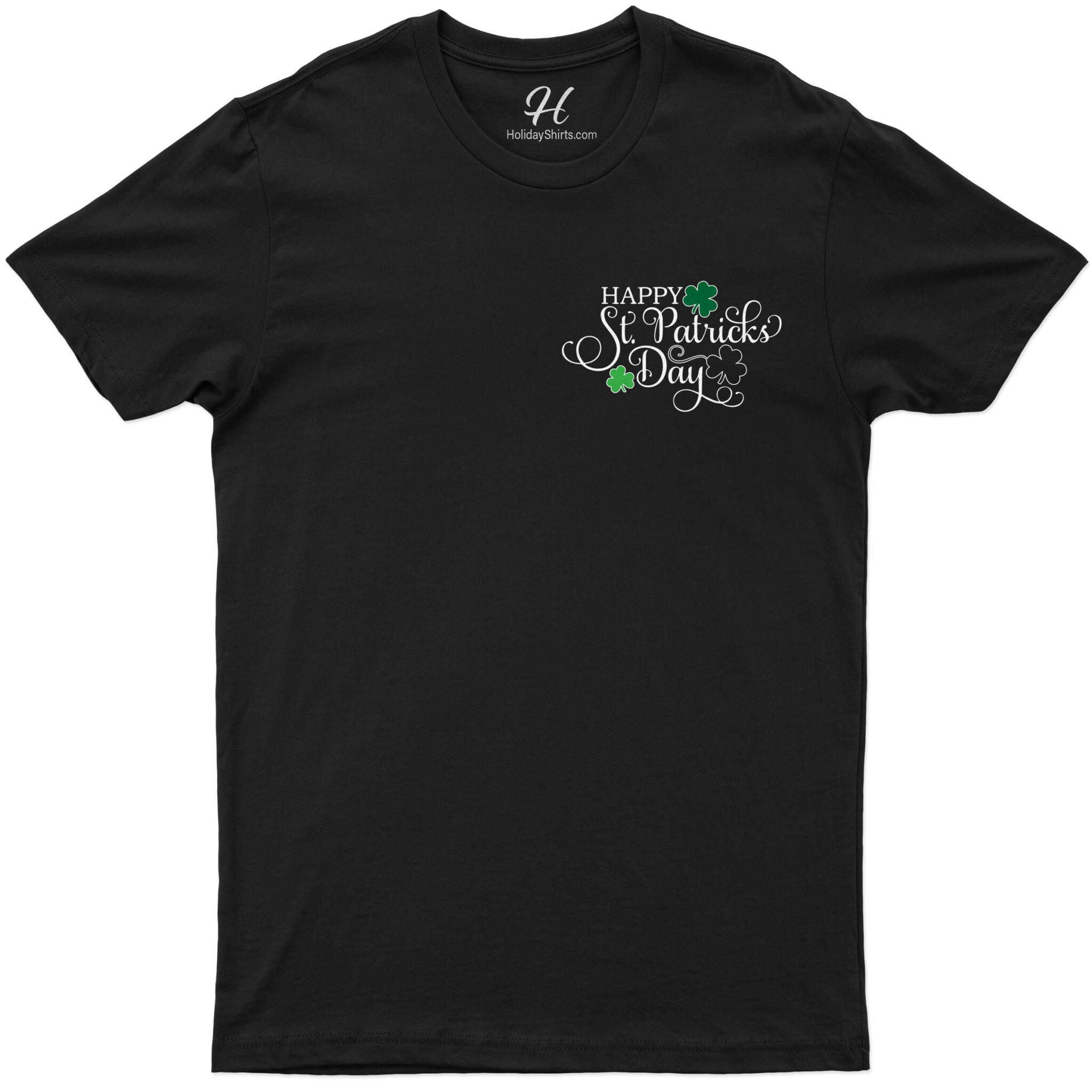 Happy St. Patricks Day Three Clovers Tee St. Patrick's Day T Shirt