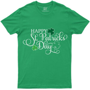 Happy St. Patricks Day Three Clovers Tee St. Patrick's Day T Shirt