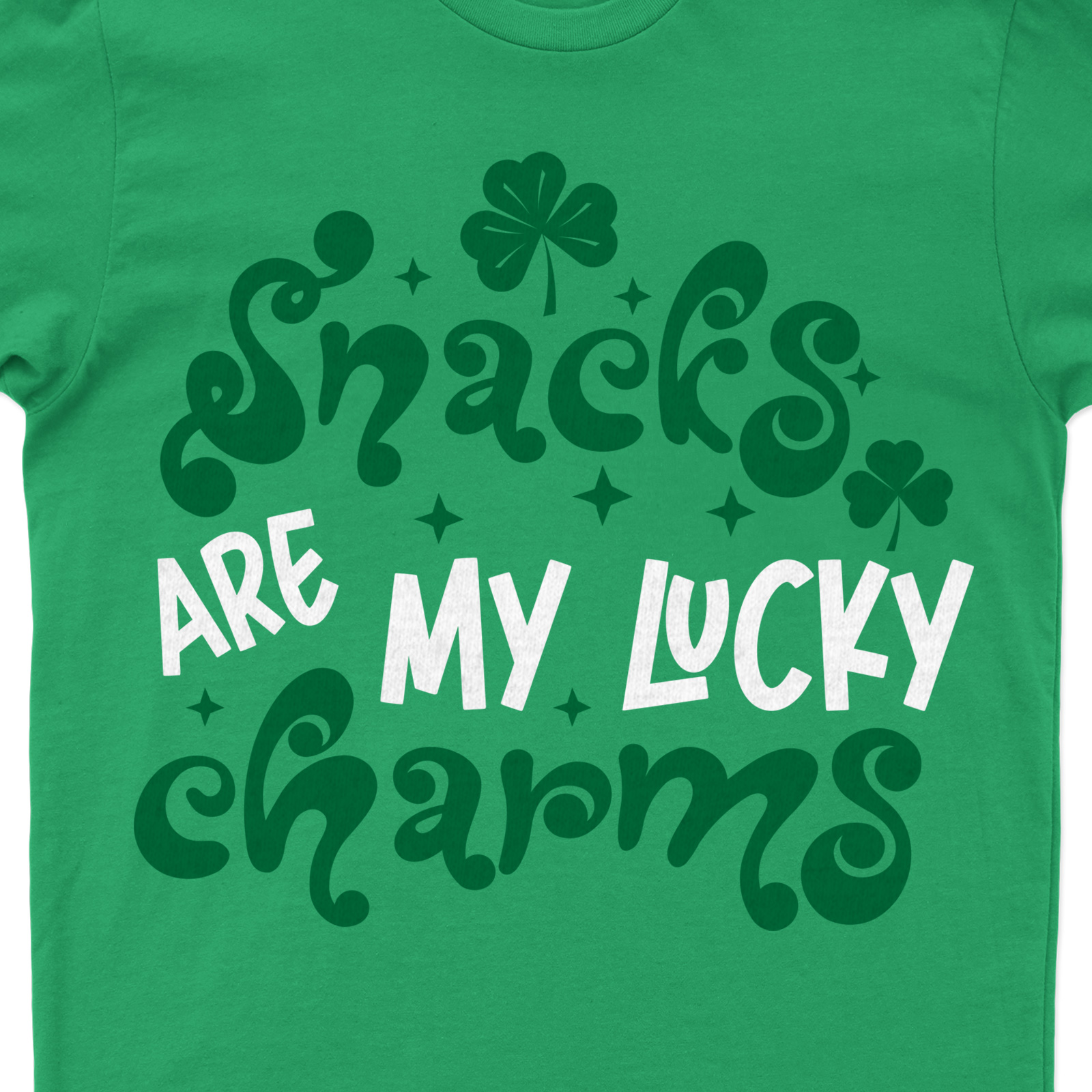 Snacks Are My Lucky Charms St. Patrick's Day T Shirt