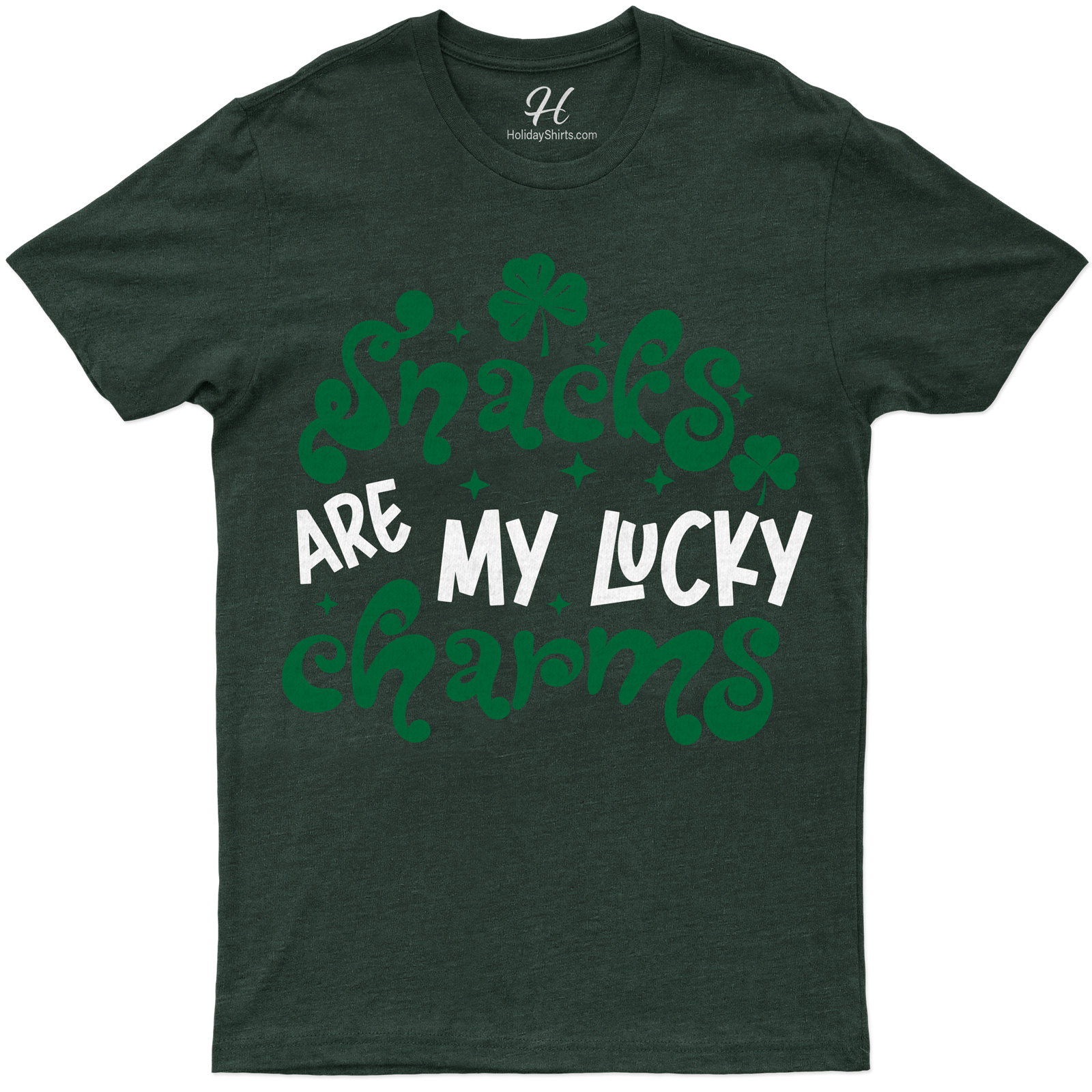 Snacks Are My Lucky Charms St. Patrick's Day T Shirt