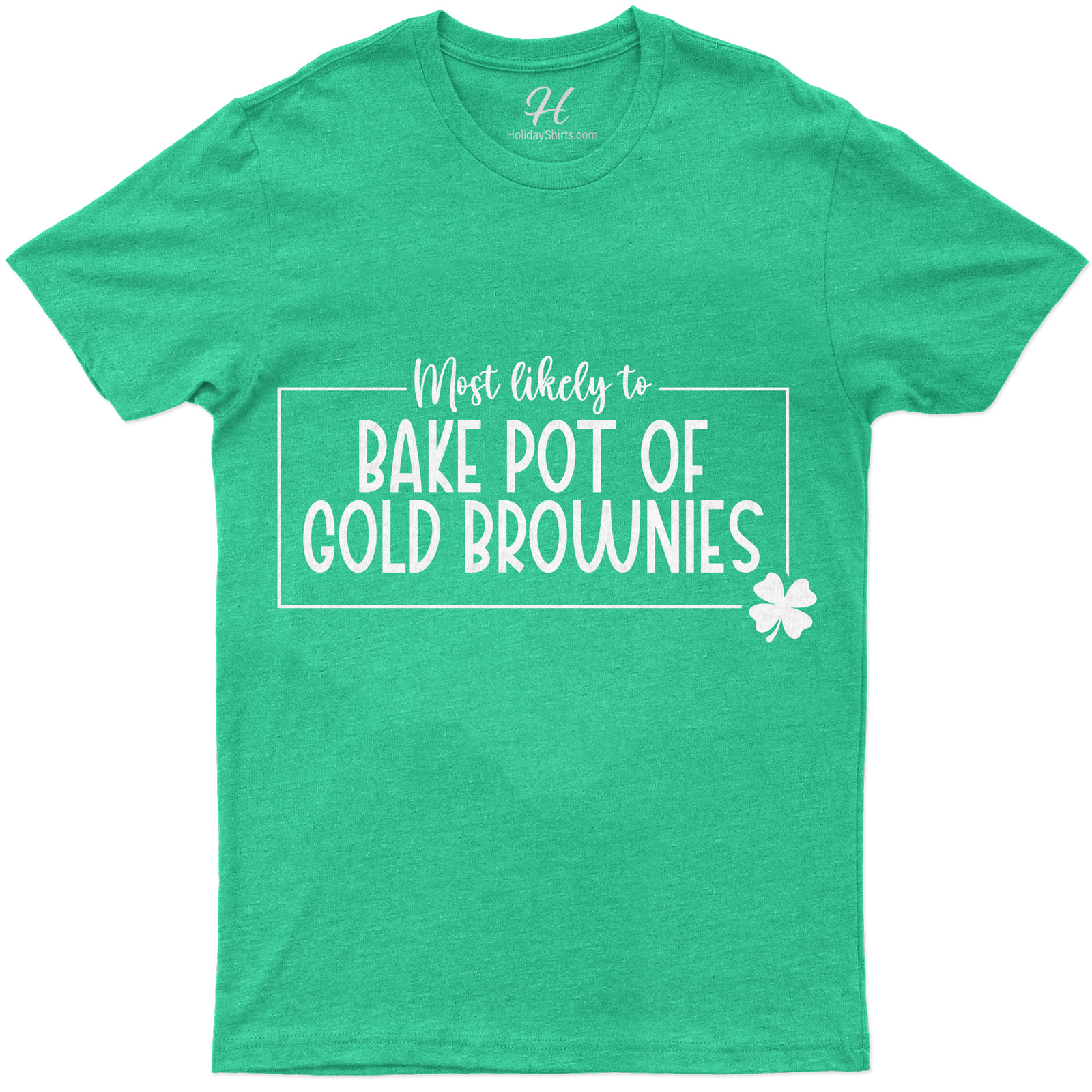 Most Likely To Bake Pot Of Gold Brownies St. Patrick's Day T Shirt