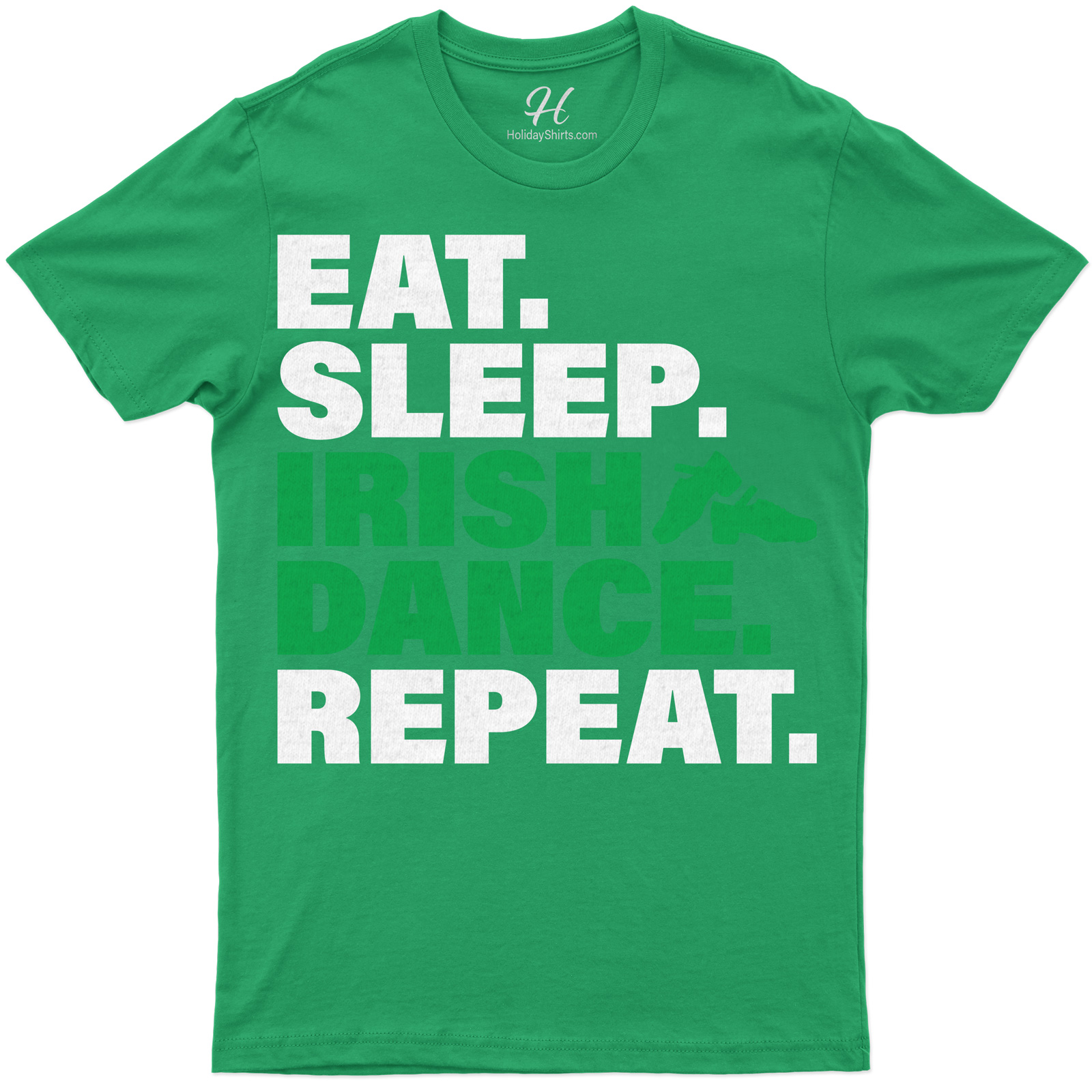 Irish Dance Enthusiast's Essential St. Patrick's Day Tee: Eat, Sleep, Repeat