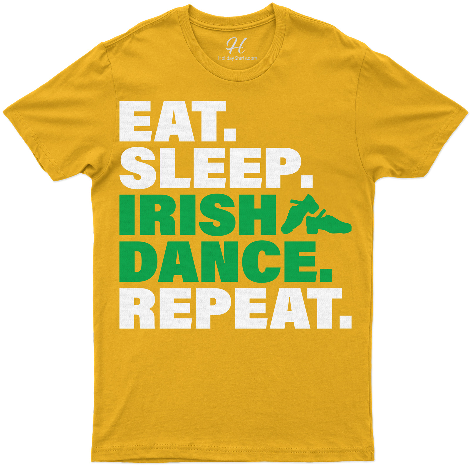Irish Dance Enthusiast's Essential St. Patrick's Day Tee: Eat, Sleep, Repeat
