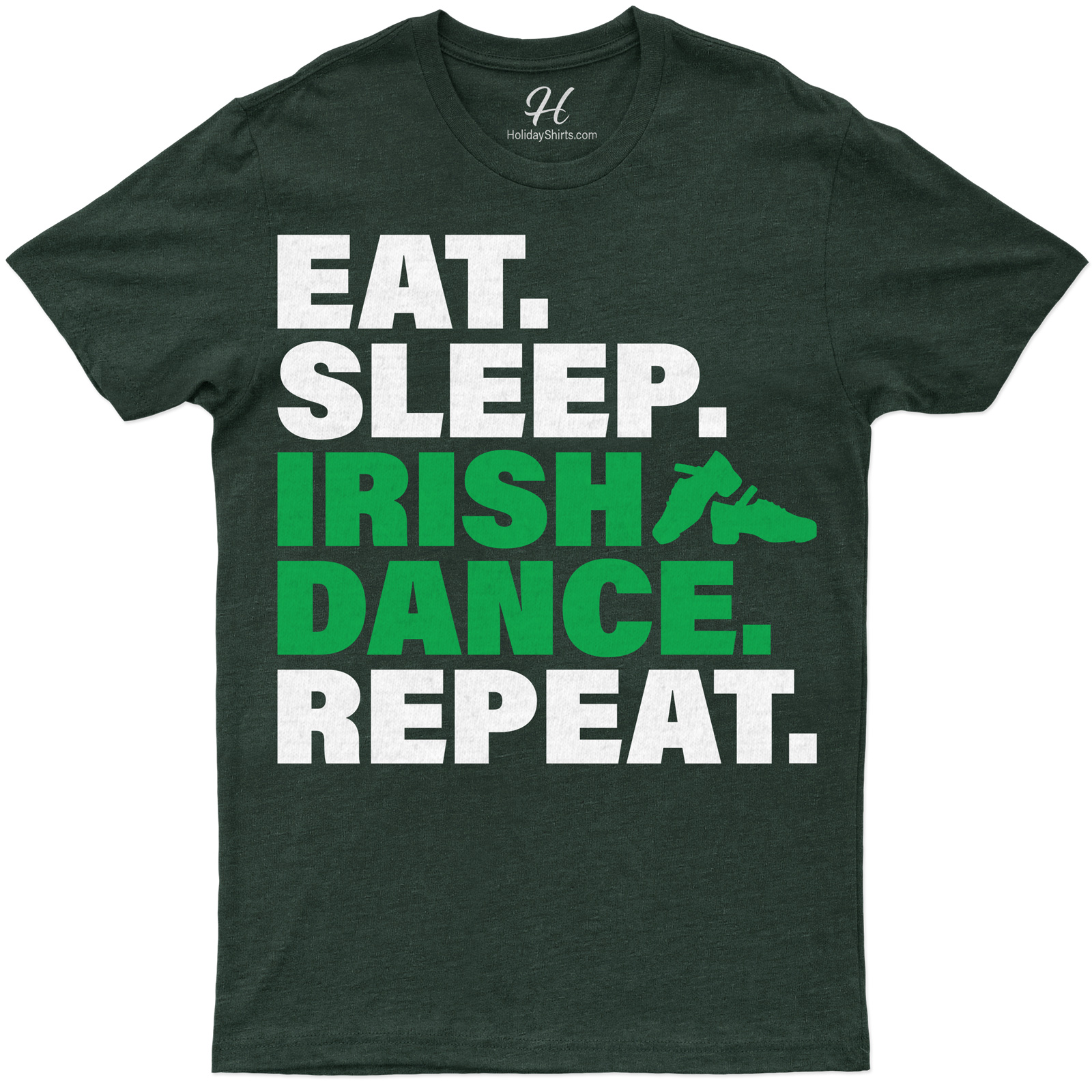 Irish Dance Enthusiast's Essential St. Patrick's Day Tee: Eat, Sleep, Repeat