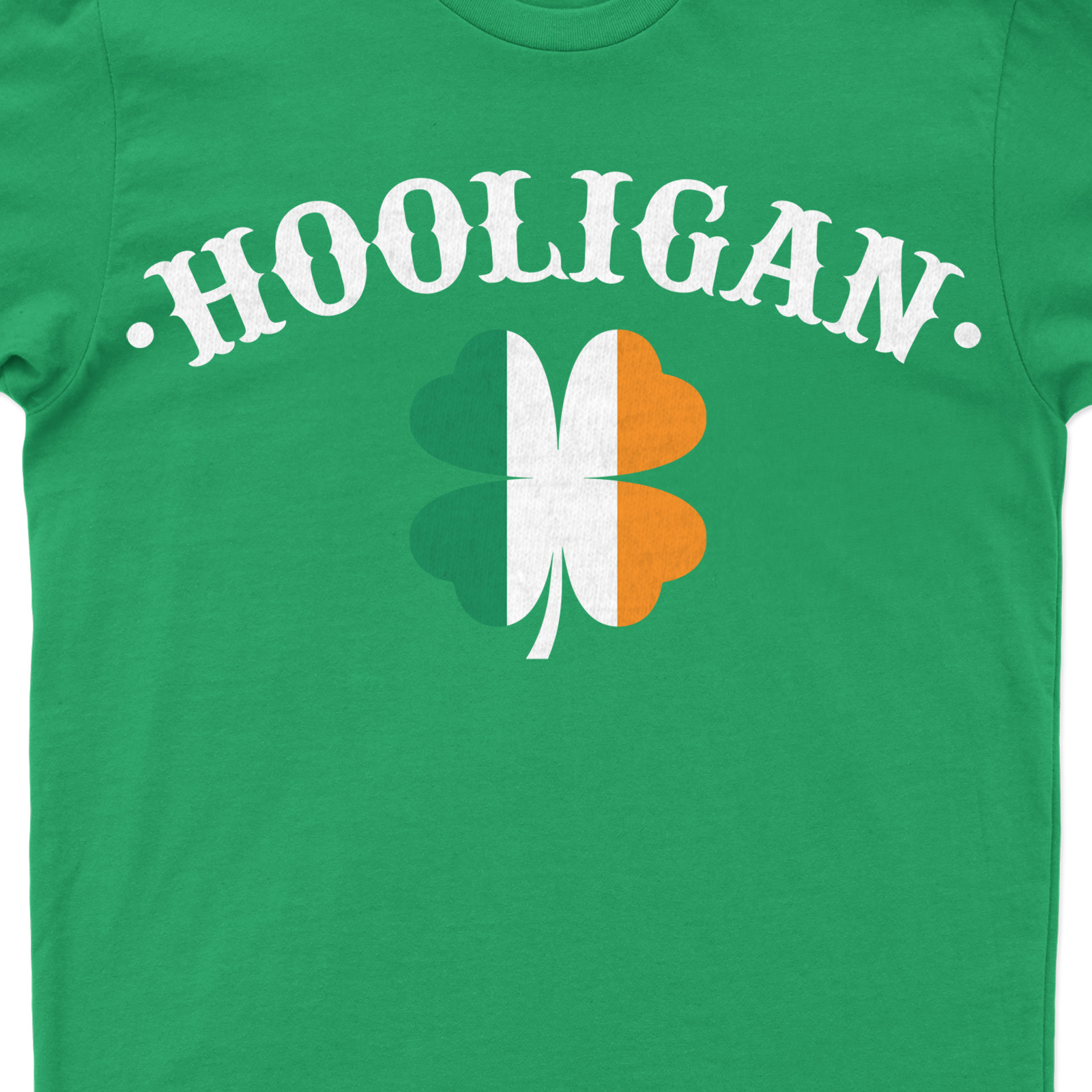 Hooligan Clover Graphic Festive Tee For St. Patrick's Day Celebrations