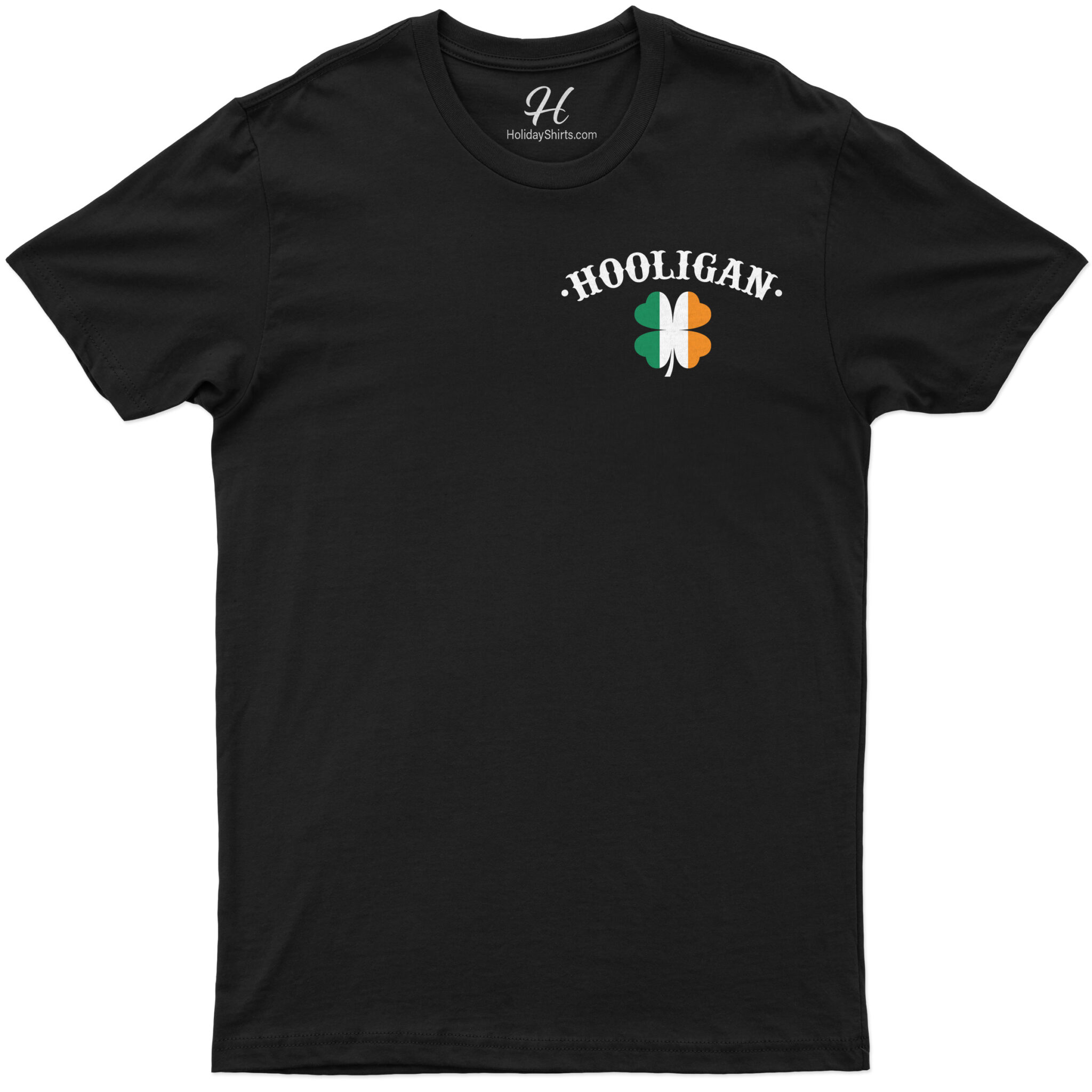 Hooligan Clover Graphic Festive Tee For St. Patrick's Day Celebrations