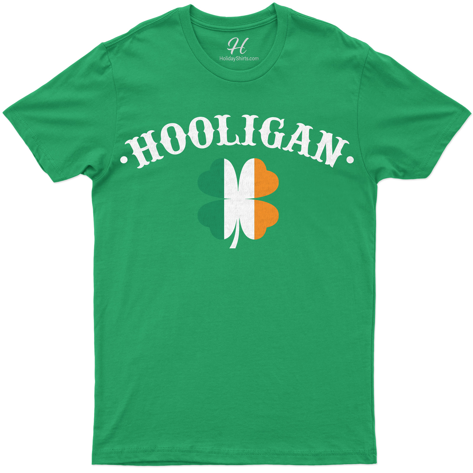 Hooligan Clover Graphic Festive Tee For St. Patrick's Day Celebrations