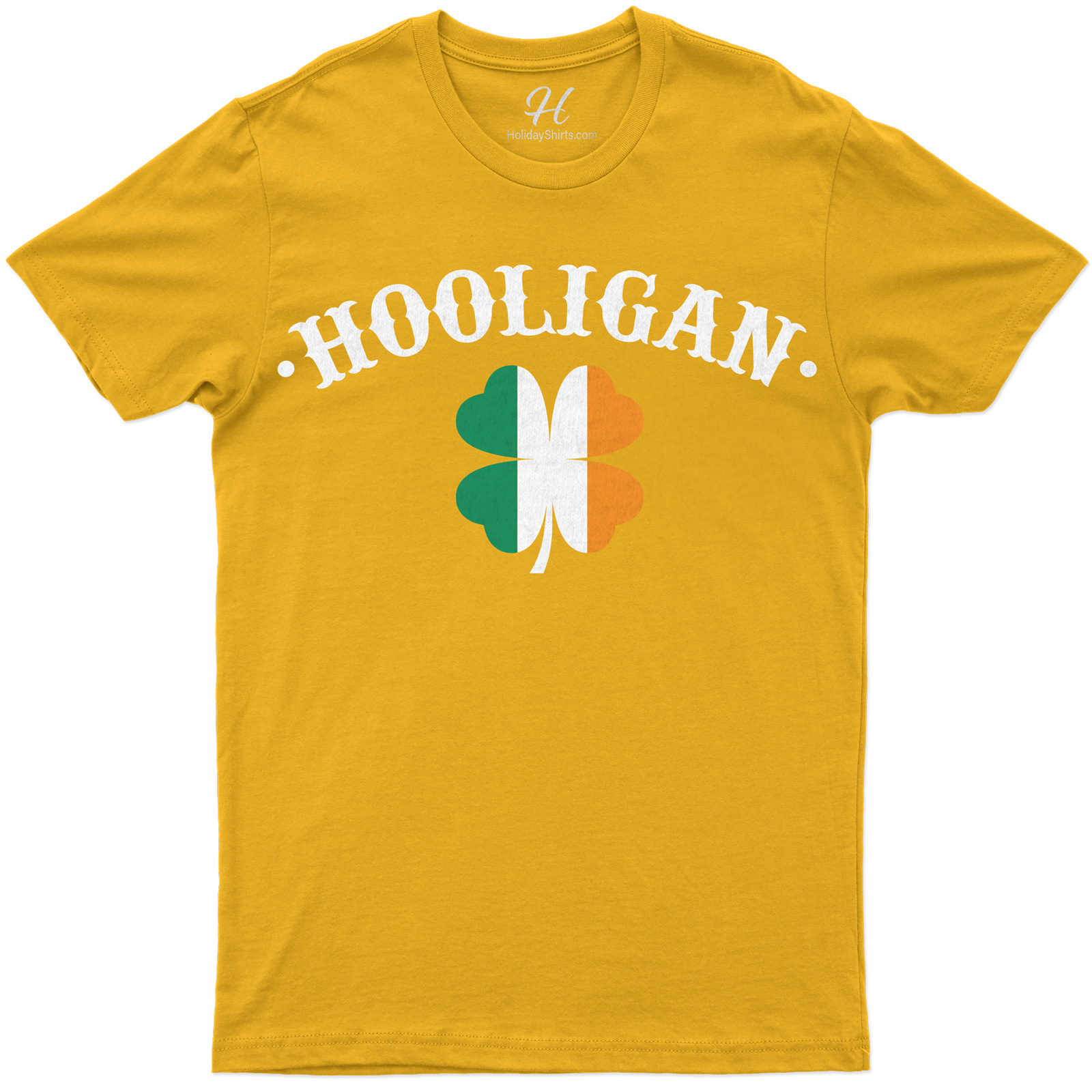 Hooligan Clover Graphic Festive Tee For St. Patrick's Day Celebrations