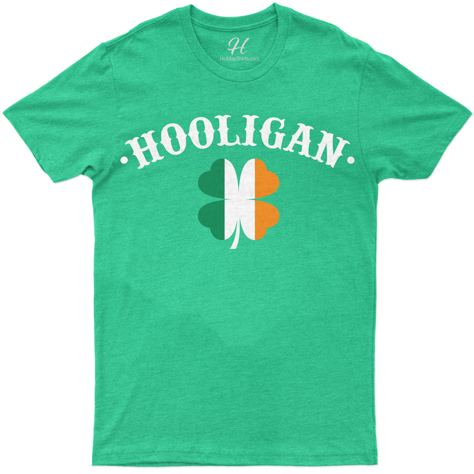 Hooligan Clover Graphic Festive Tee For St. Patrick's Day Celebrations