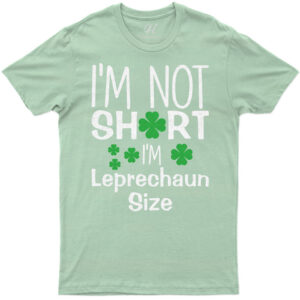 Festive Leprechaun Size Humor Tee For St. Patrick's Day Celebrations