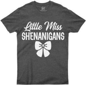 Little Miss Shenanigans Festive Holiday Tee - Perfect For St. Patrick's Day Celebrations