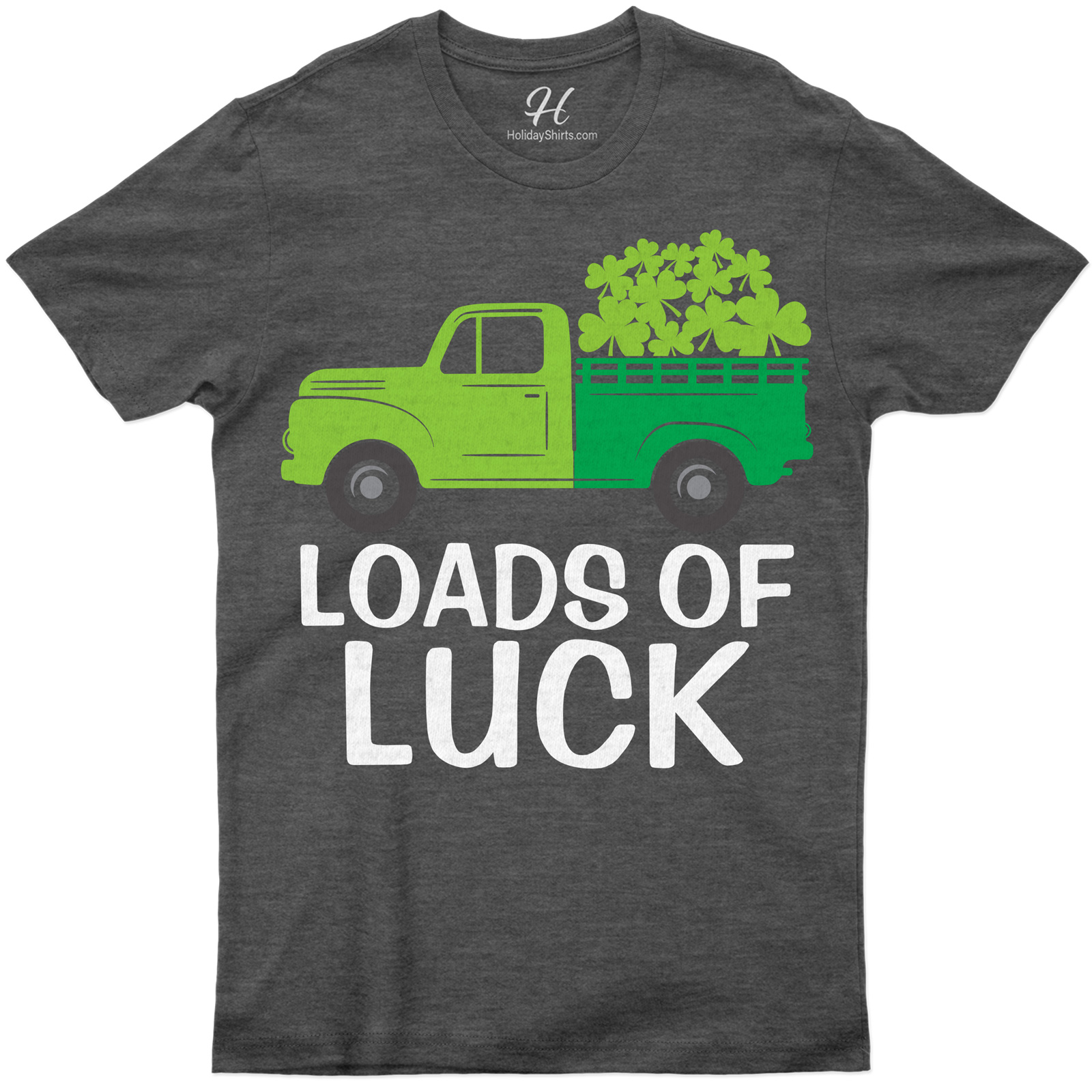 Lucky Clover Truckload Festive Holiday Tee - St. Patrick's Day Themed T-shirt