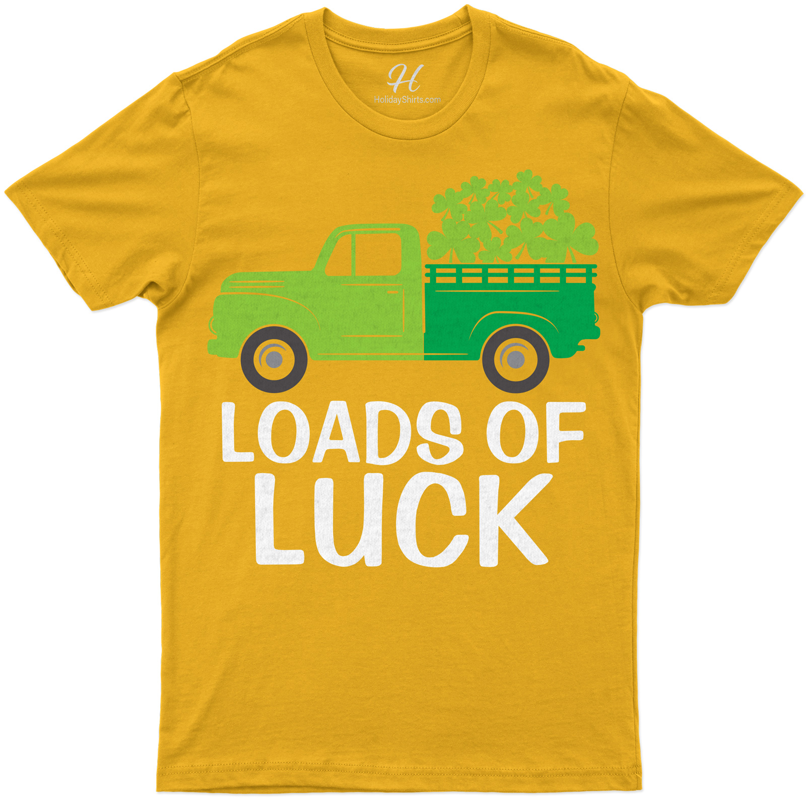 Lucky Clover Truckload Festive Holiday Tee - St. Patrick's Day Themed T-shirt