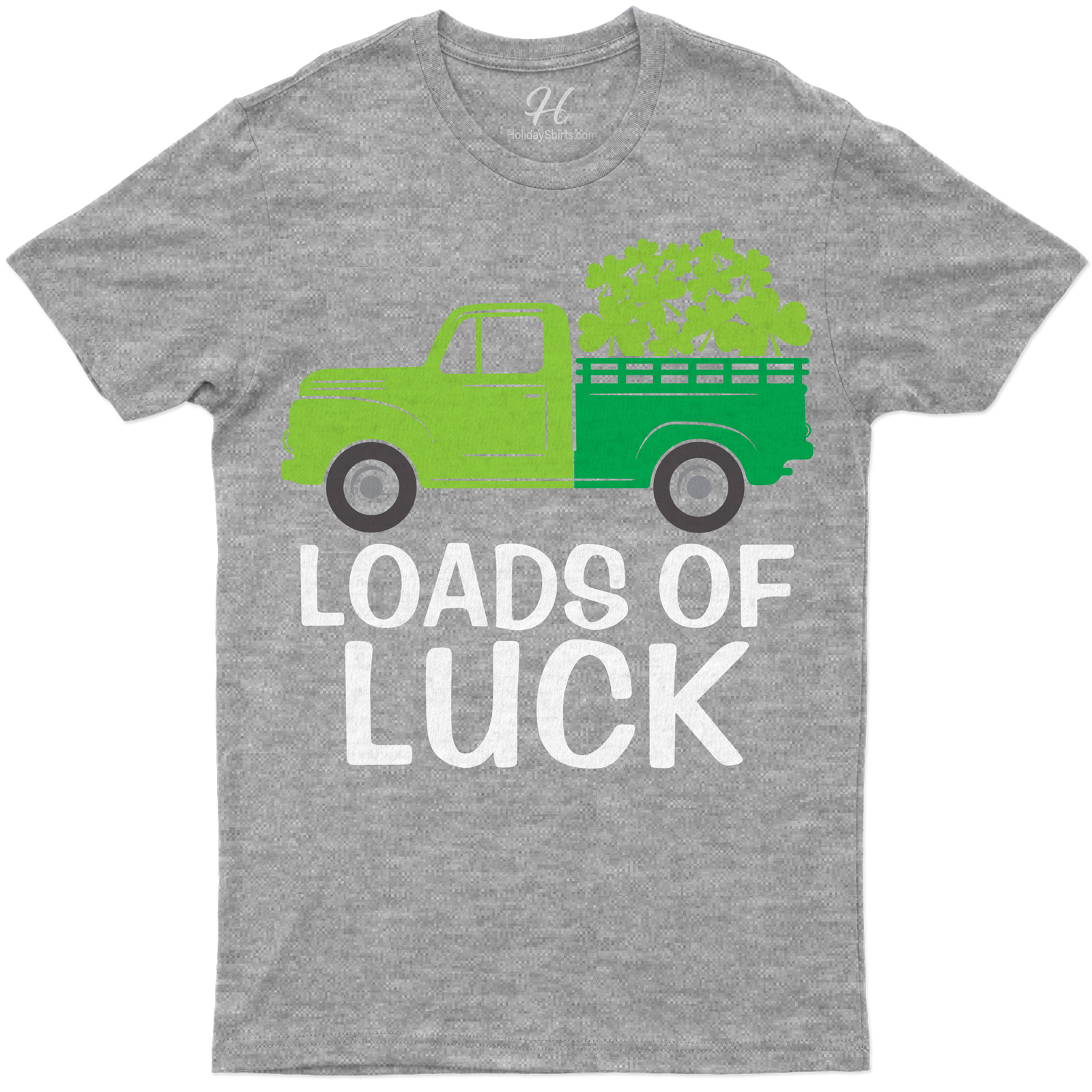 Lucky Clover Truckload Festive Holiday Tee - St. Patrick's Day Themed T-shirt