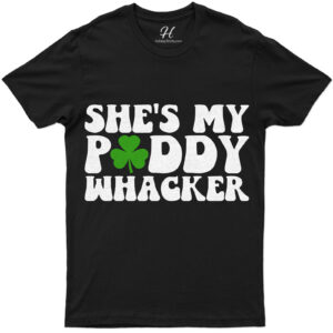 Festive St. Patrick's Day 'she's My Paddy Whacker' Slogan Tee