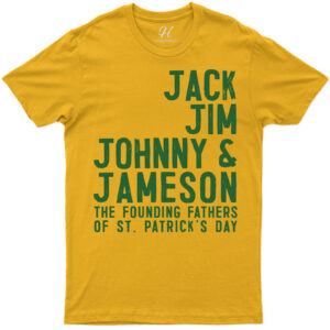 Festive Founding Fathers St. Patrick's Day Celebration Tee