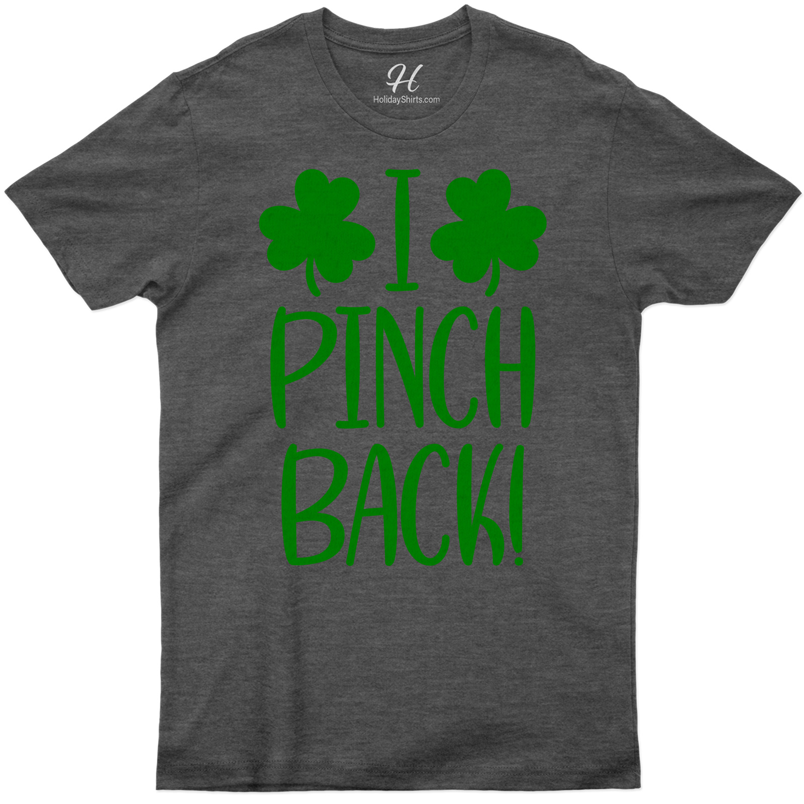 Festive Shamrock 'i Pinch Back' St. Patrick's Day Tee
