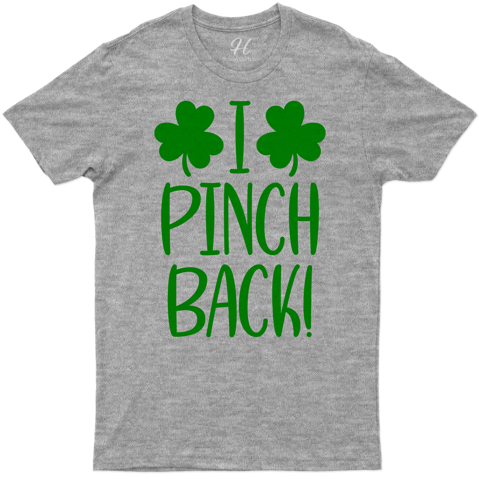 Festive Shamrock 'i Pinch Back' St. Patrick's Day Tee