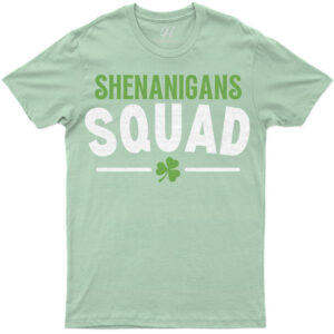 Shenanigans Squad Festive Holiday Tee - Perfect For St. Patrick's Day Celebrations