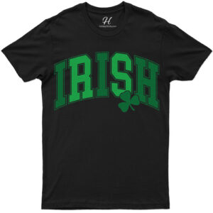 Irish Pride Clover Graphic Tee For St. Patrick's Day Celebrations