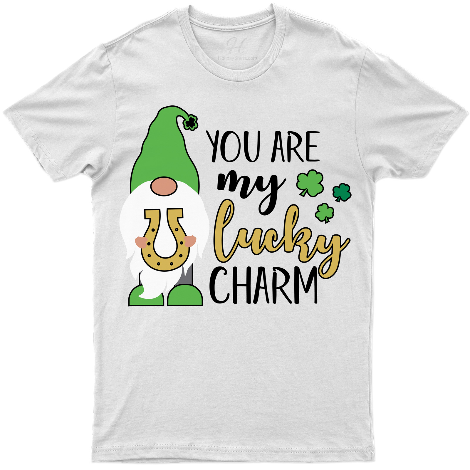 Lucky Charm Gnome St. Patrick's Day T Shirt