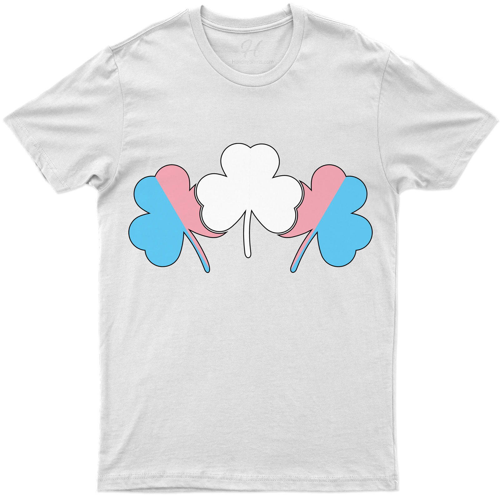 Trans Three Leaf Clover Tee St. Patrick's Day T Shirt
