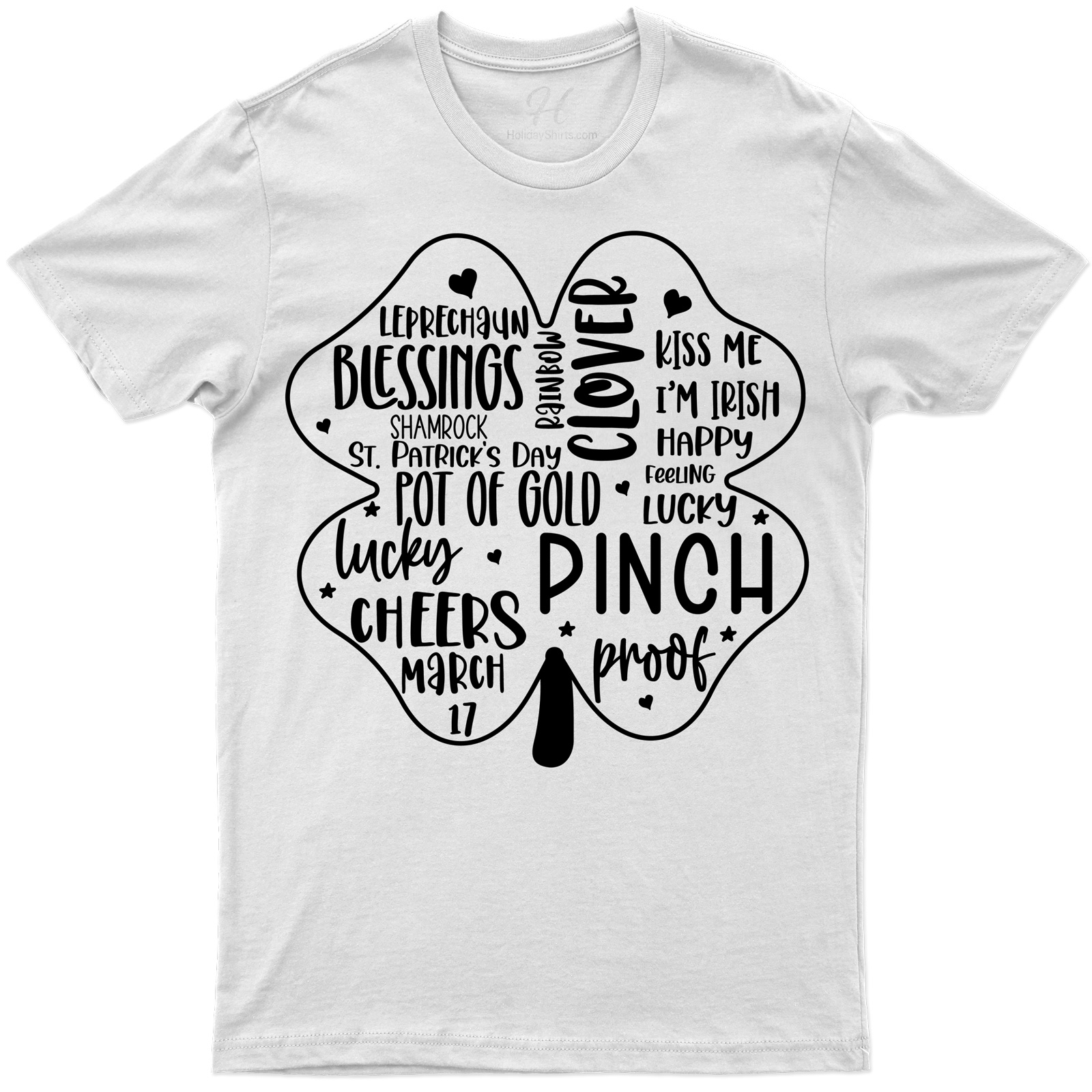 Leprechuan Blessings Clover Tee St. Patrick's Day T Shirt
