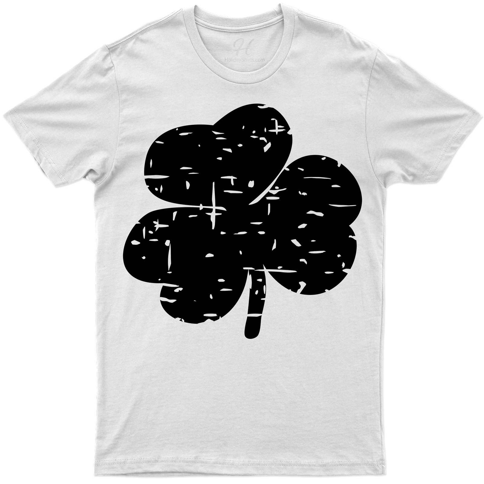 Distressed Lucky Clover Tee St. Patrick's Day T Shirt