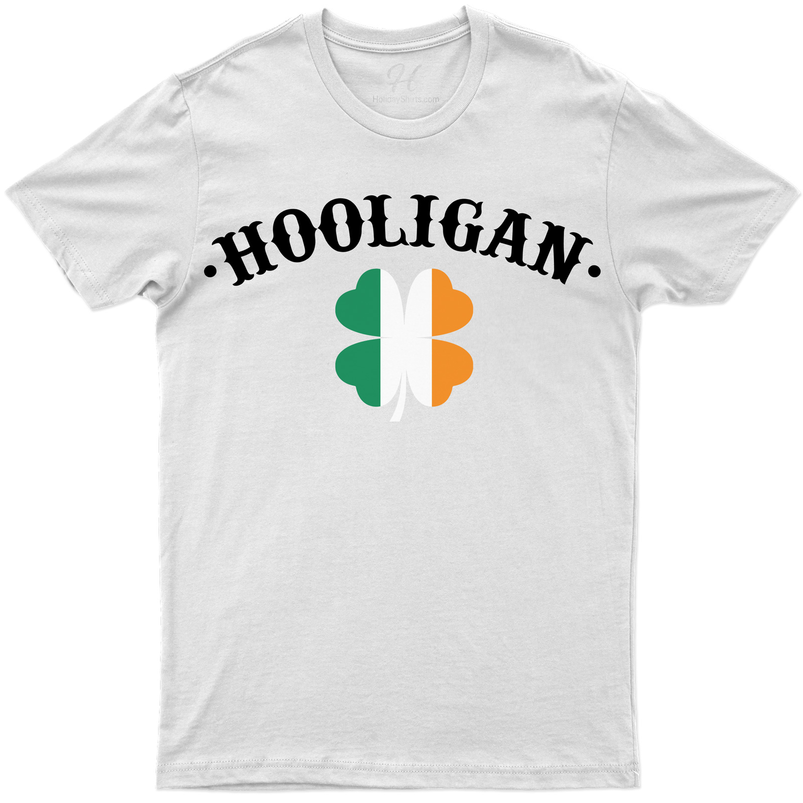 Hooligan Clover Graphic Festive Tee For St. Patrick's Day Celebrations